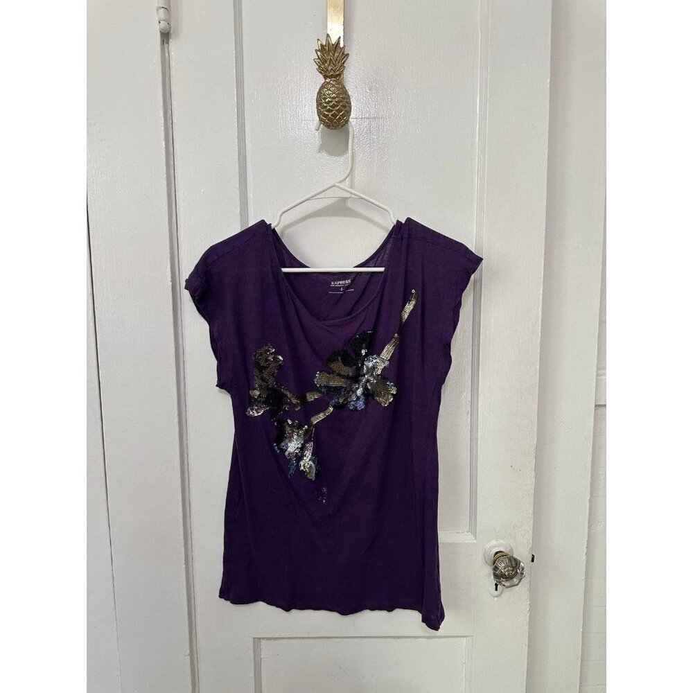 Express woman’s size small purple blouse
